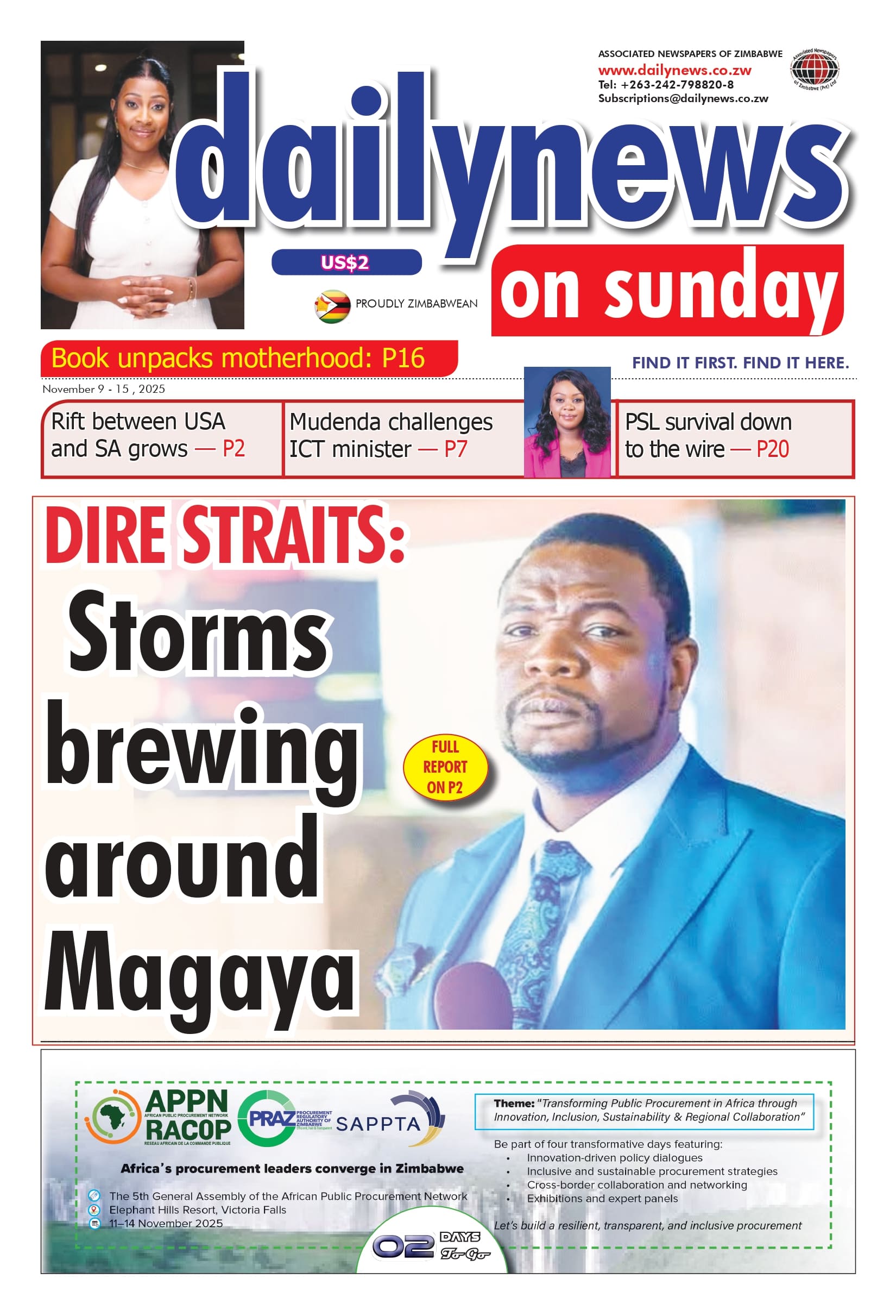 Sunday 9 November 2025